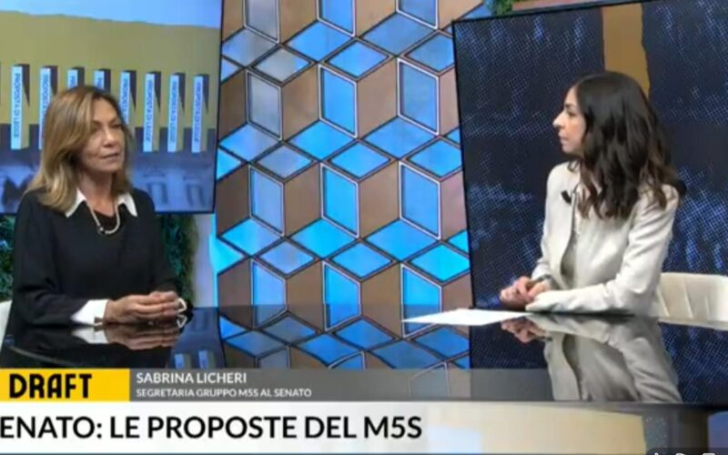 Draft | Sabrina Licheri, Segretaria Gruppo M5S al Senato