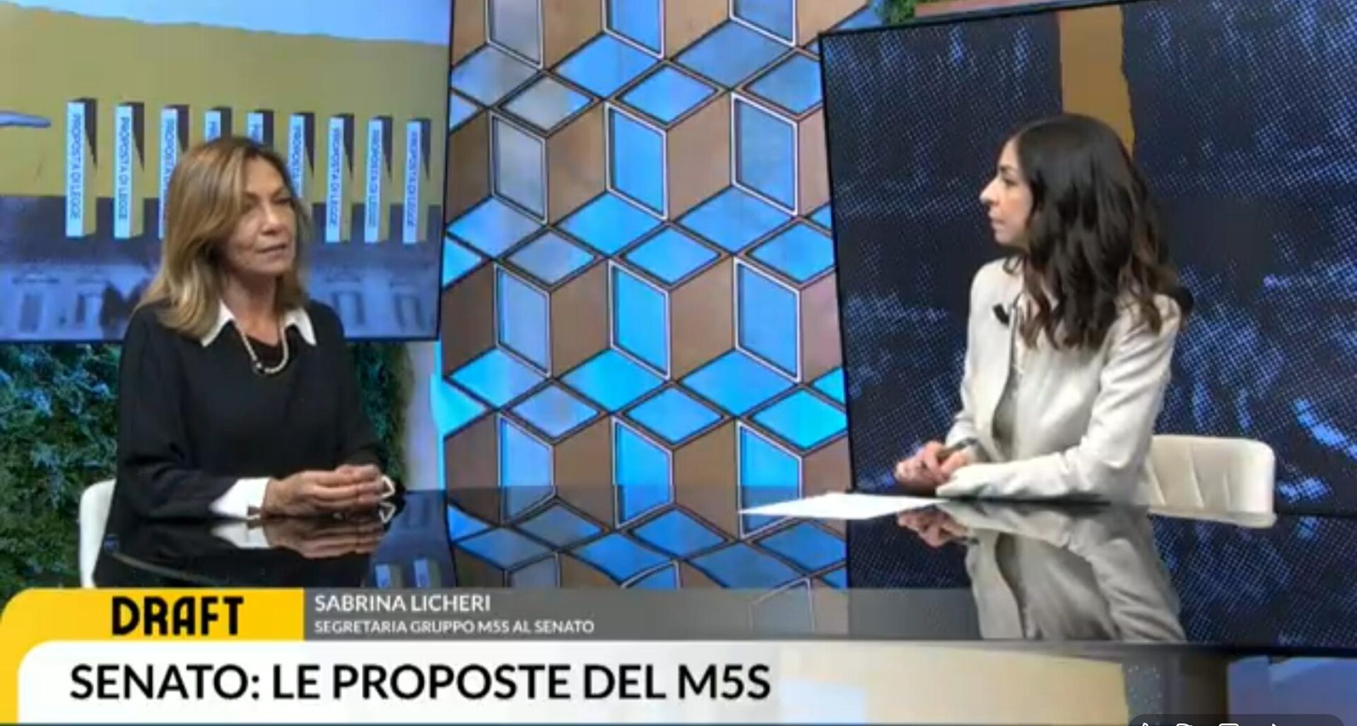 Draft | Sabrina Licheri, Segretaria Gruppo M5S al Senato