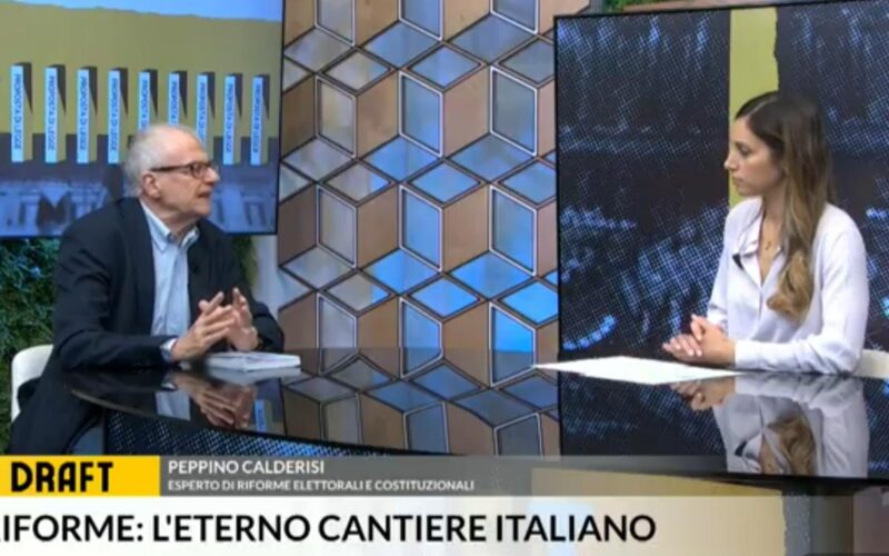 Draft | Peppino Calderisi, Esperto di riforme elettorali e costituzionali