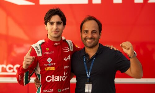Rafel Camara (a destra il manager Francesco Principe)